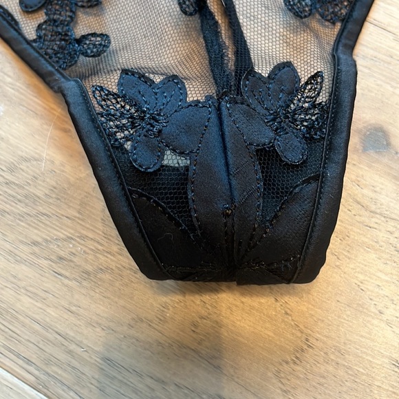 Black mesh bodysuit Victoria Secret Small - Picture 3 of 5